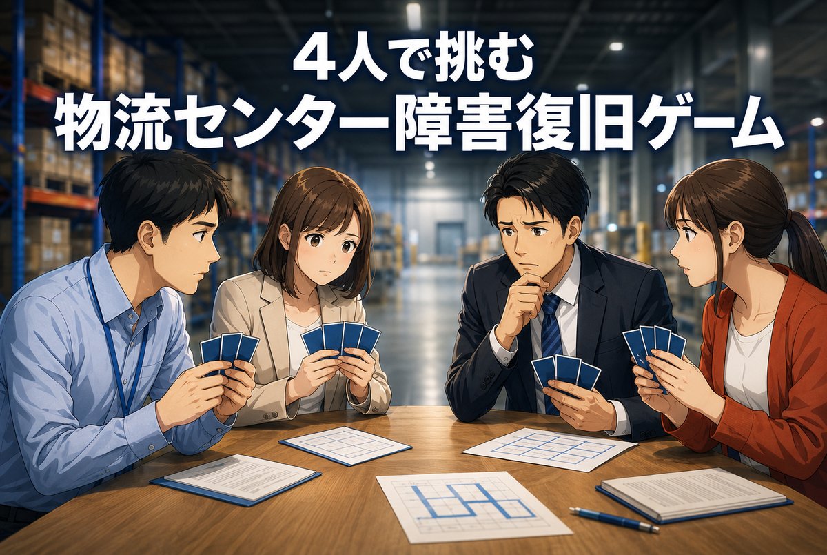 4人で挑む 物流センター障害復旧ゲーム